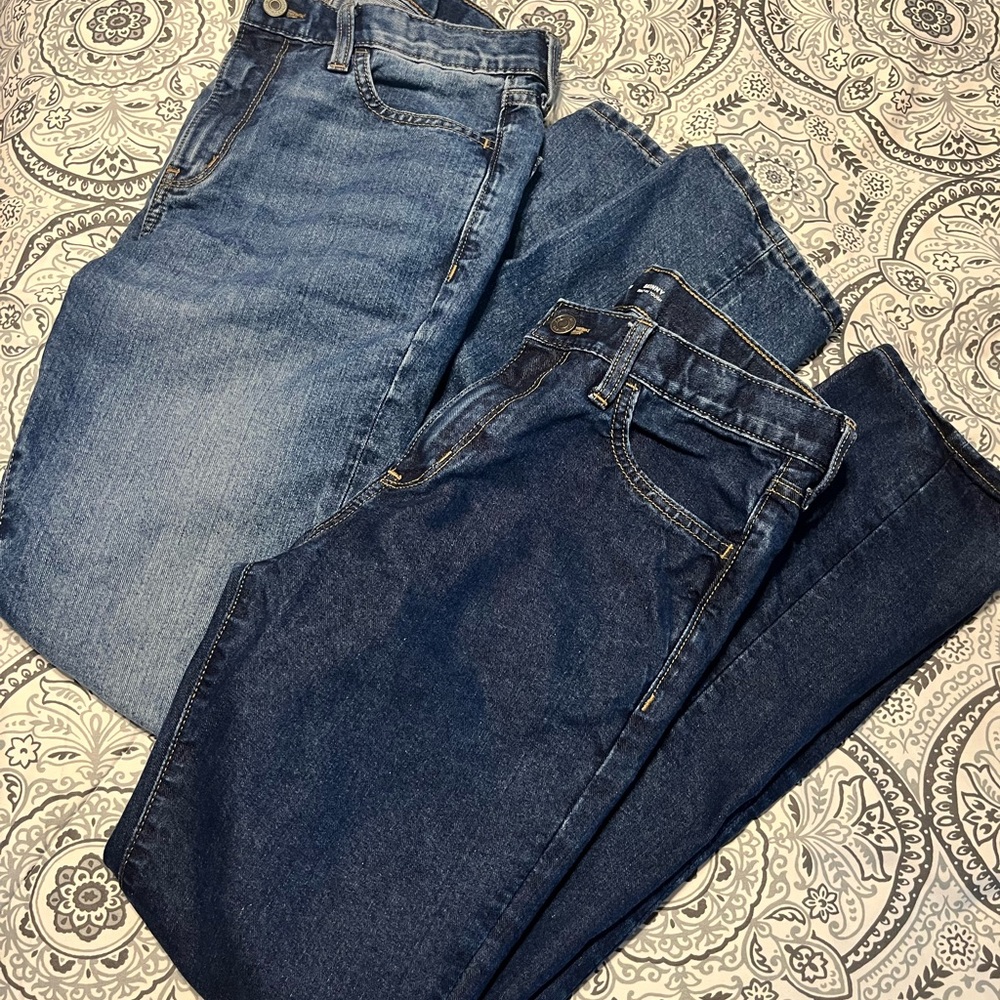 Boys Blue Jeans Skinny Size 16